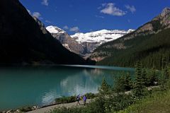 02 Lake Louise, Mount Lefroy, Mount Victoria From The Beginning Of The Trail To Lake Agnes